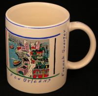 New Orleans FRENCH QUARTER Skyline Coffee Mug